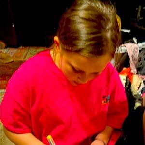 Bright Pink Graphic T-Shirt